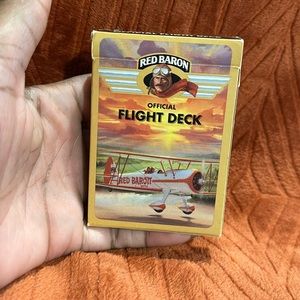 1992 red baron official flight deck ( Aviator poker size playing cards )